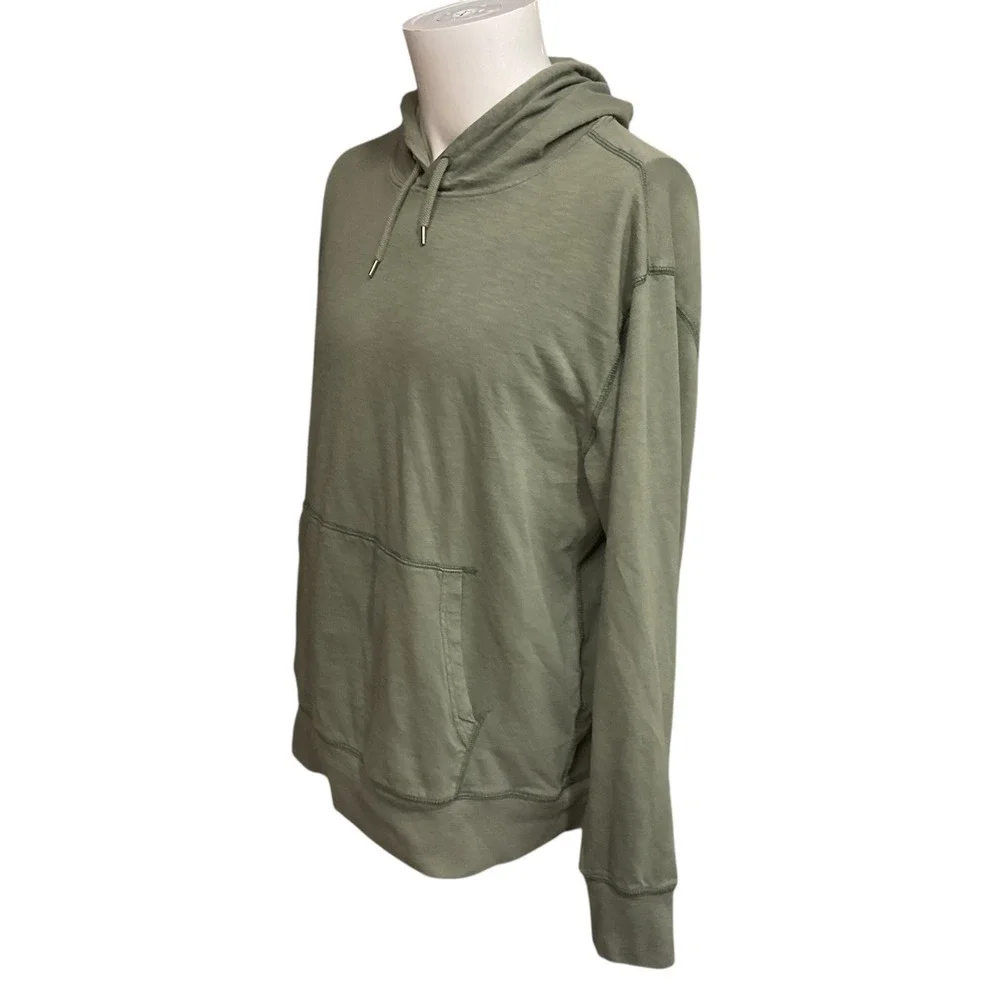 J. Crew Men's Pockets Long Sleeve‎ 100% Cotton Pullover Hoodie Sweatshirt Size L